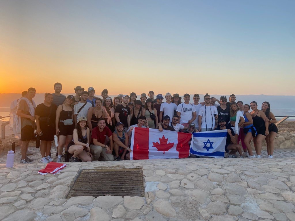 Young Jewish Canadians on their Birthright Israel journey